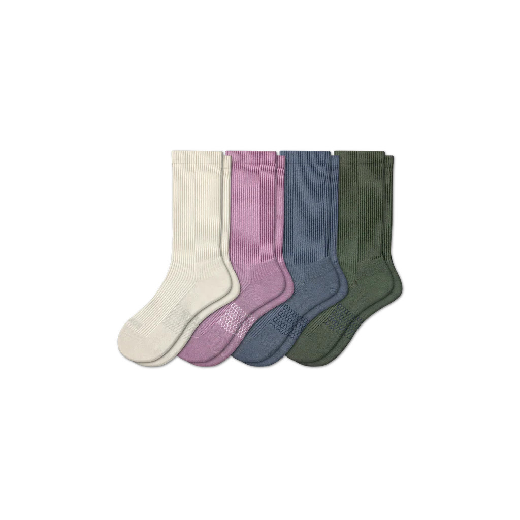 Women's Hybrid Ribbed Calf Sock 4-Pack | Bombas