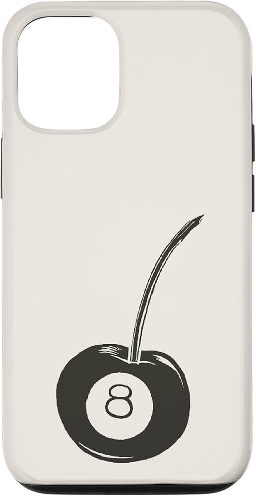 iPhone 15 8 Billiard Ball Cherry Pattern Black Cute Cherry 8 Ball Case | Amazon (US)