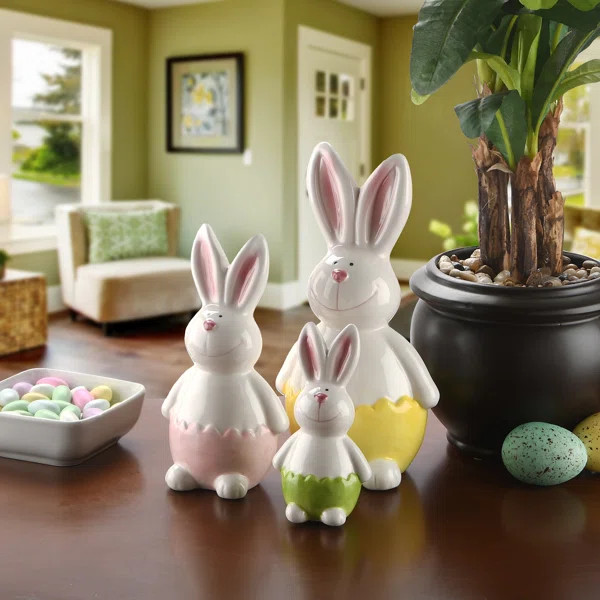 3 Piece Rabbit Trio Set | Wayfair North America
