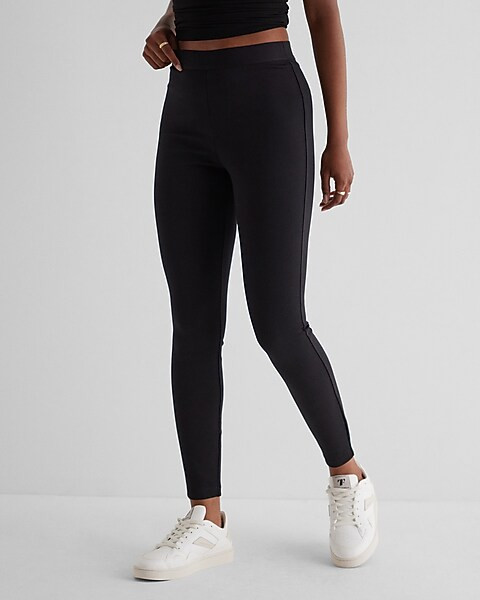 Columnist Super High Waisted Body Contour Knit Leggings | Express