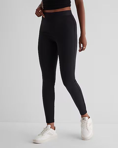 Columnist Super High Waisted Body Contour Knit Leggings | Express