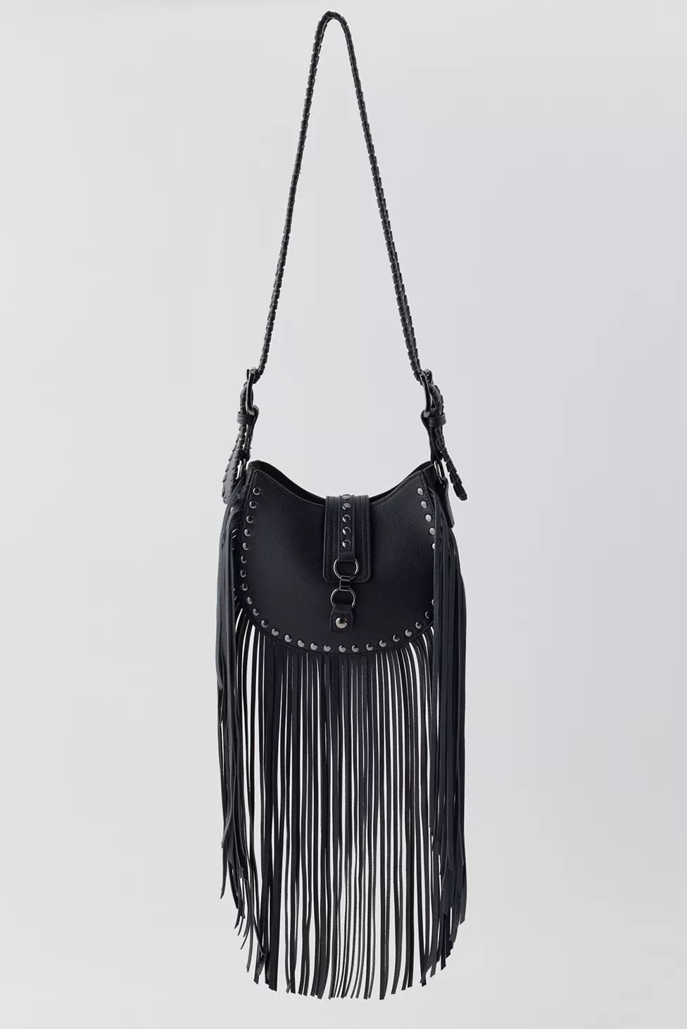 Silence + Noise Devon Fringe Crescent Bag | Urban Outfitters (US and RoW)