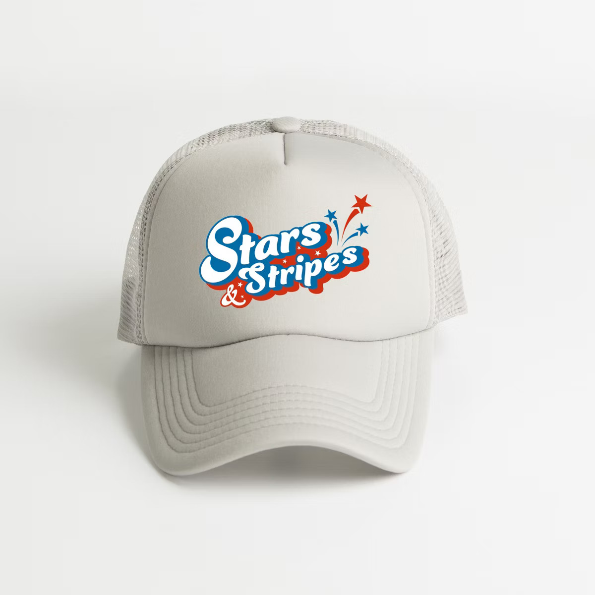 Simply Sage Market Stars And Stripes Firework Foam Trucker Hat | Target