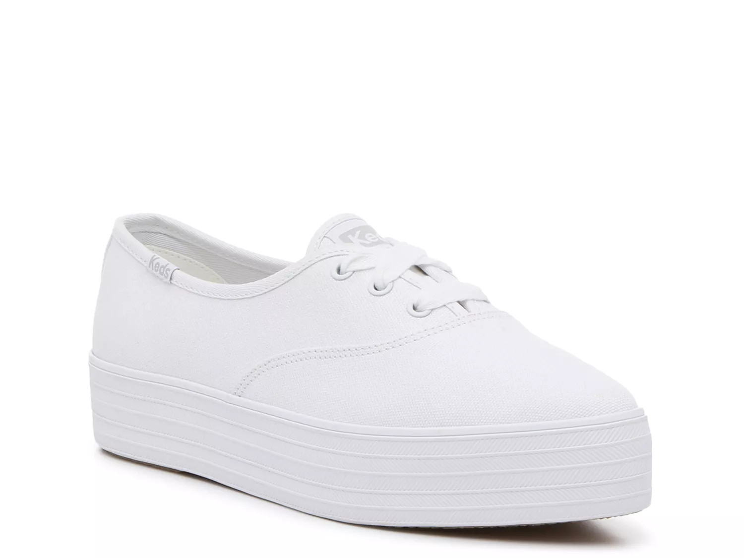 Keds Point Platform Sneaker | Women's | White | Size 9.5 | Sneakers | DSW