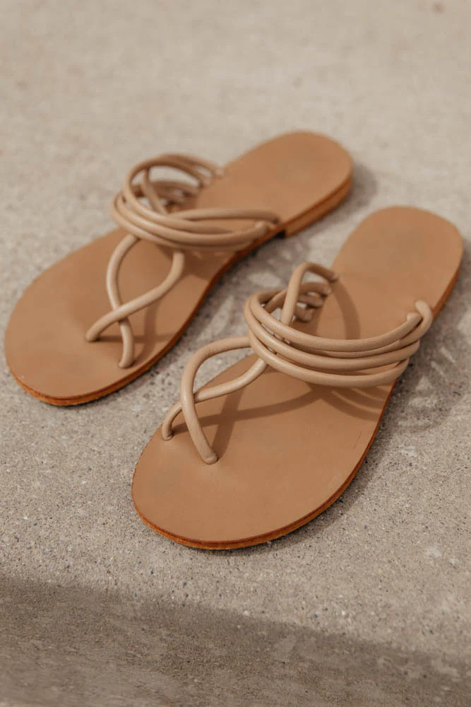Adeline Sandals in Taupe - böhme | Böhme US