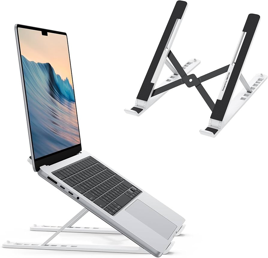 OMOTON Laptop Stand, Laptop Stand for Desk Ergonomic 7-Levels Angles Adjustable Computer Stand, P... | Amazon (US)