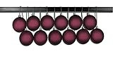 12 Pack 60mm 2.5" Matte Burgundy Ball Ornament UV Coated with Wire | Amazon (US)