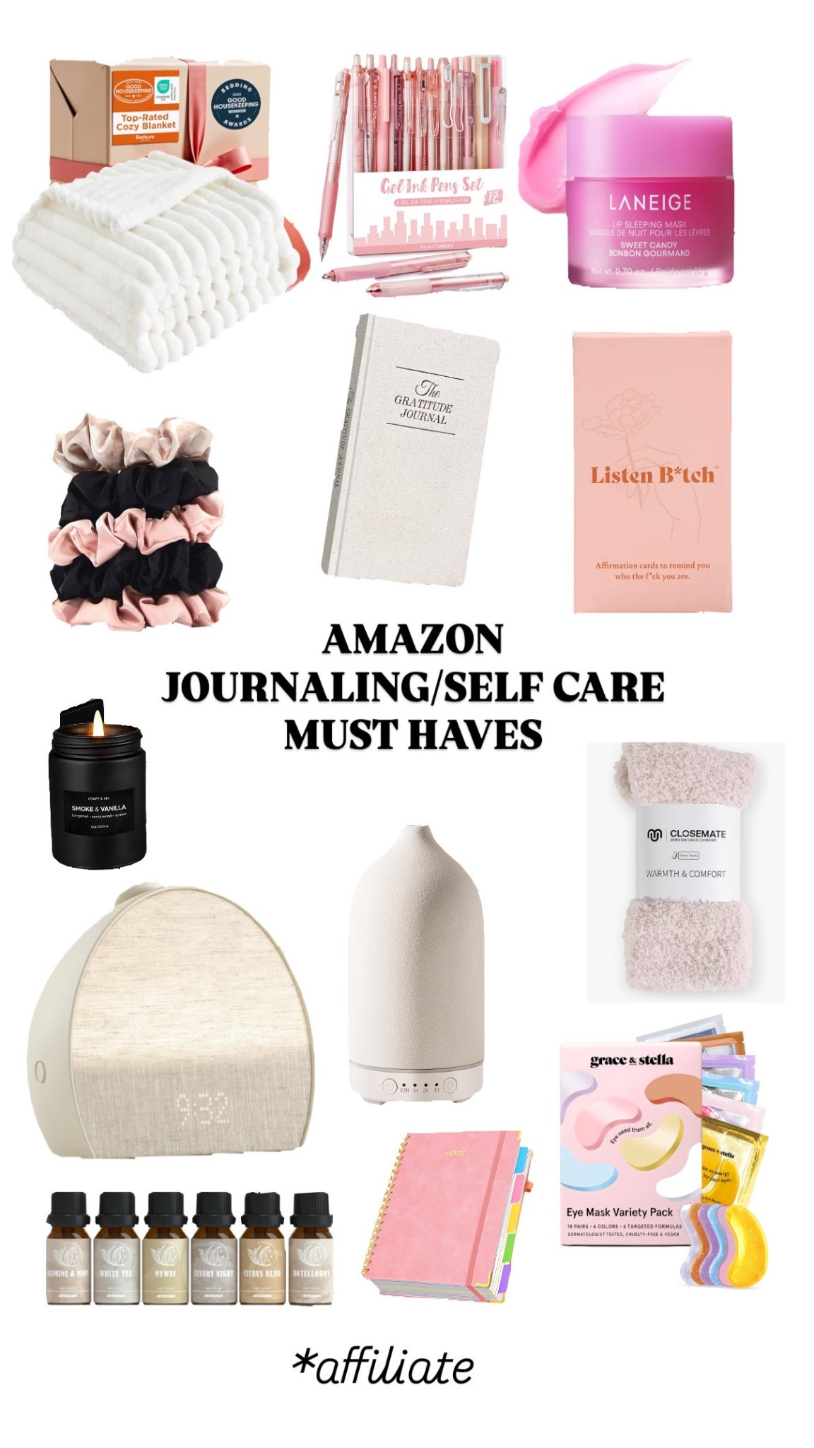 Amazon Journaling and Self Care Faves 🤎✨

Journaling, notebooks, cozy socks, affirmation cards

#LTKhome #LTKgiftguide #LTKcanada