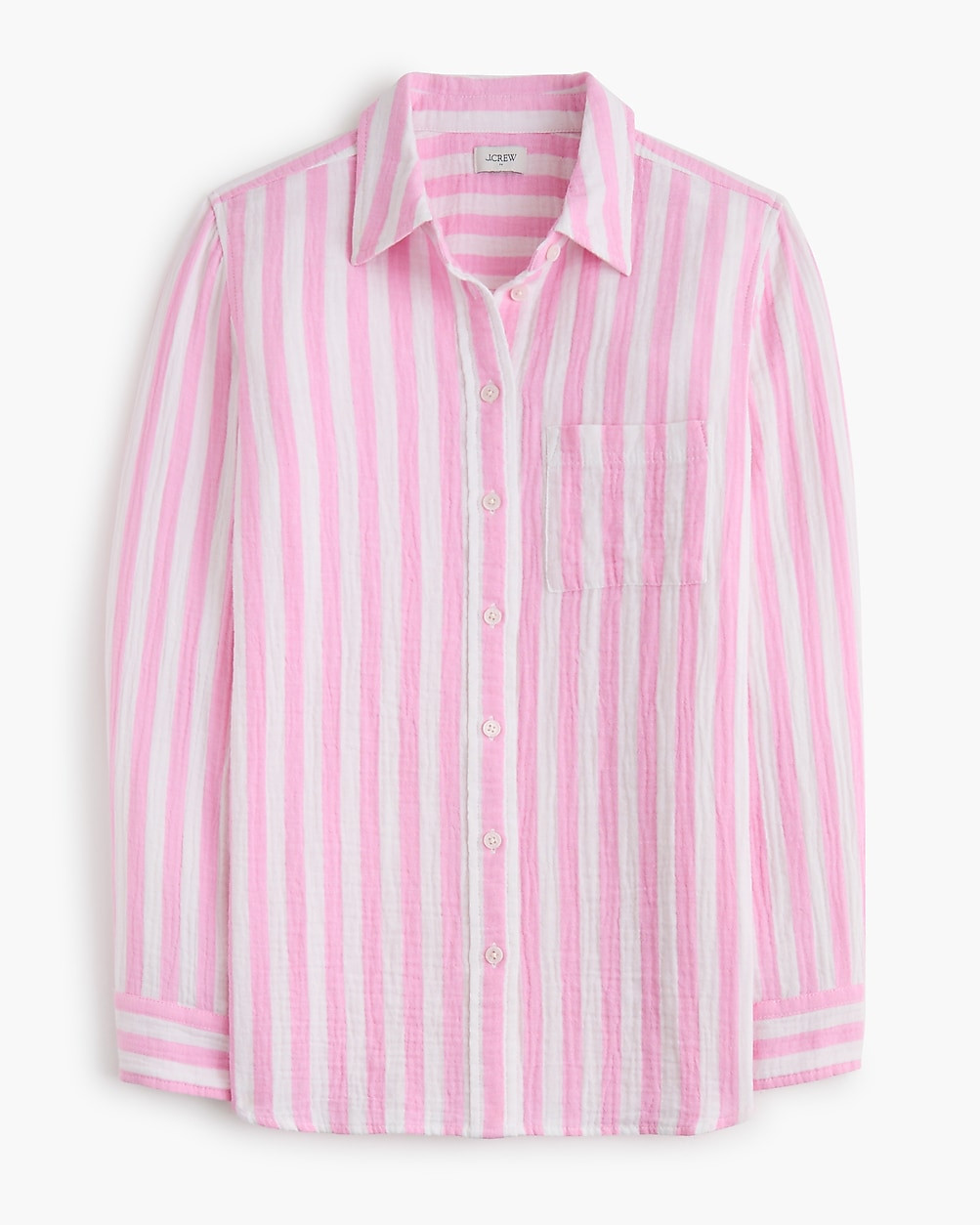 Striped gauze button-up shirt | J.Crew Factory