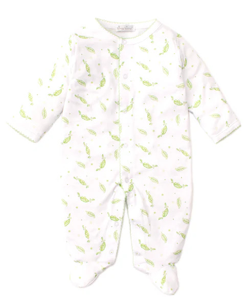 Green Peas Print Footie | Kissy Kissy