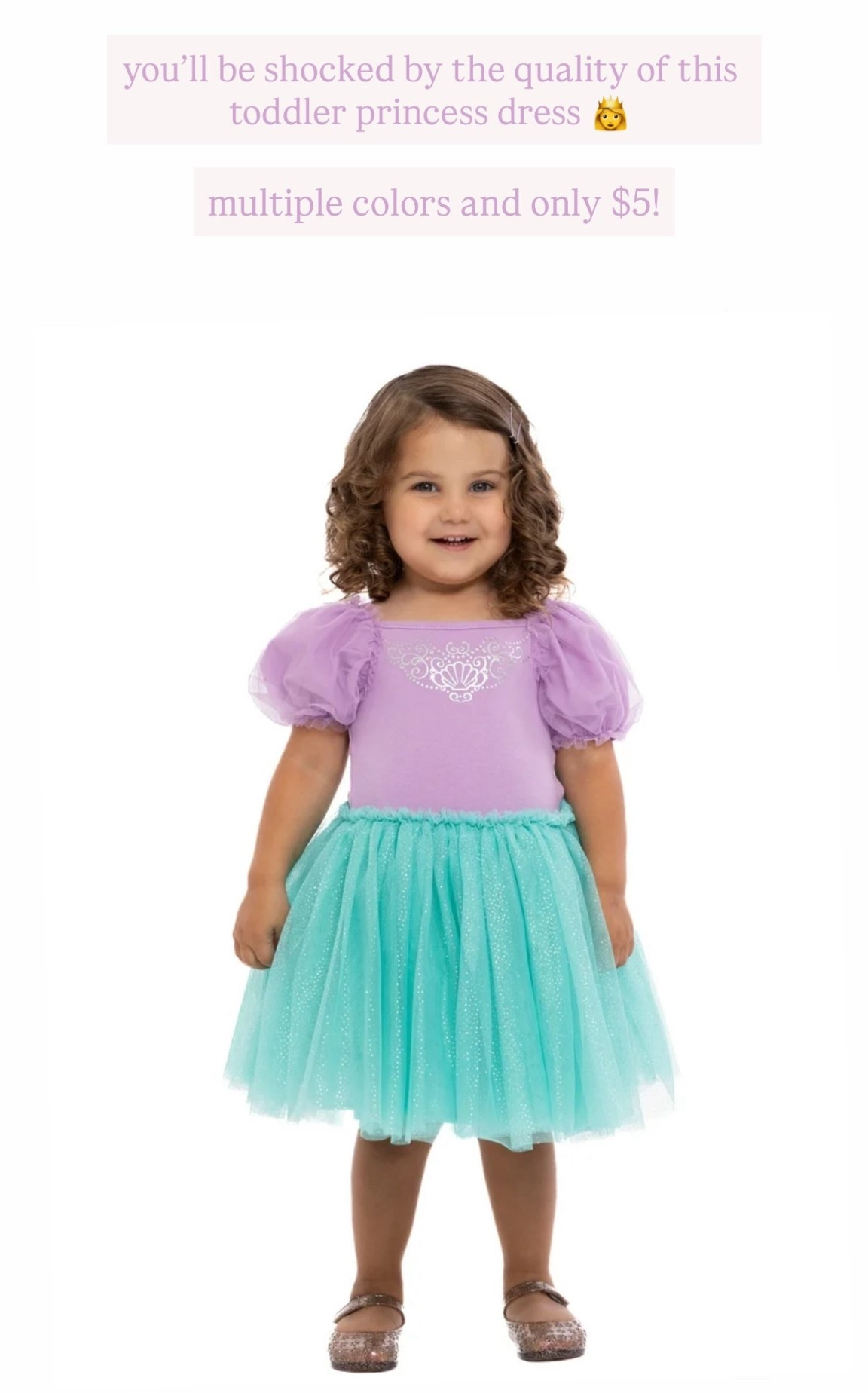 $5 toddler girl Disney princess dress 