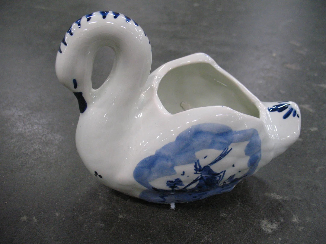 Vintage Delfts Blauw Swan Planter | Etsy (US)