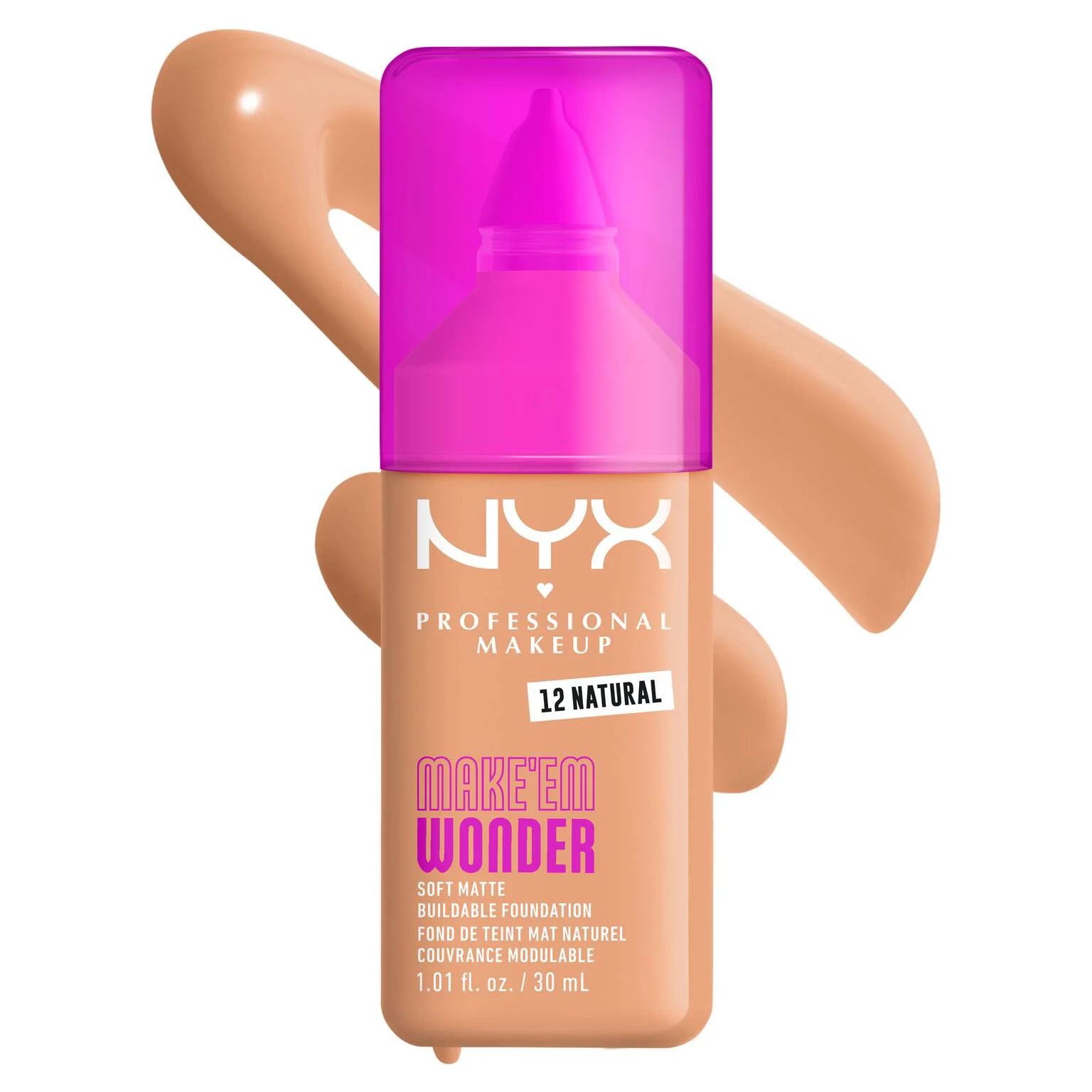 Make ’Em Wonder™ Soft Matte Buildable Foundation | NYX Cosmetics | NYX Professional Makeup (US)