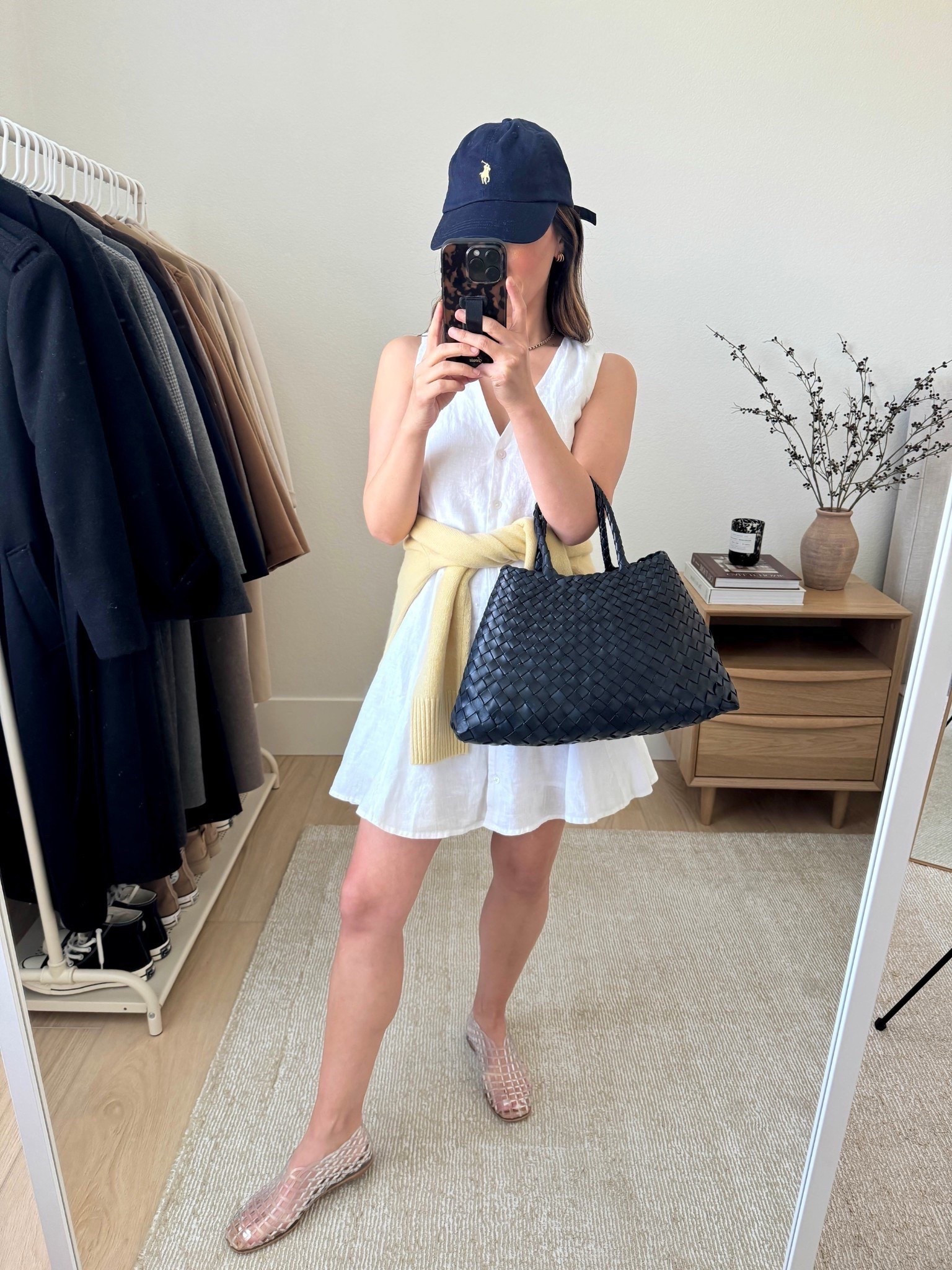 Perfect petite mini dress. The flare skirt is very flattering and fun. I sized up. If bigger breasted, you'll want to size up since the buttons will pull. 

J.Crew dress petite 2
Everlane sweaters xs
Amazon jellie flats 5.5
Polo Ralph Lauren hat
Dragon Diffusion Santa Croc small
J.Crew earrings

Summer style, summer outfits, purse, petite style 



#LTKItBag #LTKPetite #LTKShoeCrush