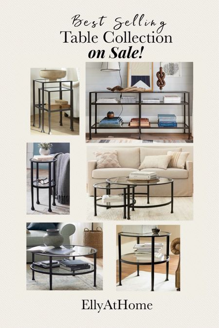 Best selling Tanner table collection from Pottery Barn on sale in a variety of styles and sizes. Limited time sale, shop soon. Foyer, entryway, living room. 

#LTKHome #LTKSaleAlert