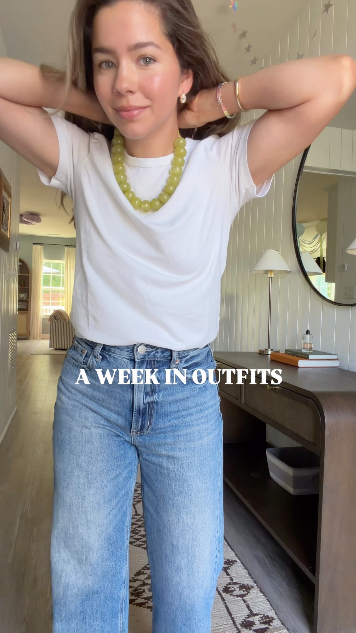 Easy week of outfits! Trying to add some color into my wardrobe. Love the pop of fun jewelry!  

First outfit: mother denim size 26, Top is small. 

Second: Madewell denim runs big, size 25. Top is small

Third: pistols denim size 26 petite (I’m 5’1!)

#LTKPetite #LTKmomlife #LTKootd