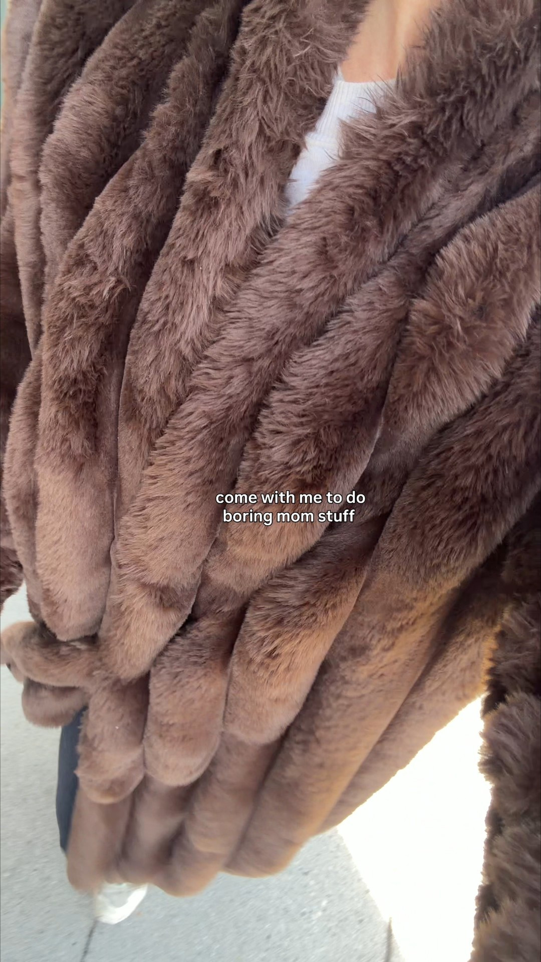 Morning, mom stuff but always in a (faux) fur💁🏼‍♀️ wearing a small in this coat. Wearing a medium in the skims sweatshirt. Wearing an extra small in the leggings.

#LTKmomlife #LTKvlog #LTKdayinmylife