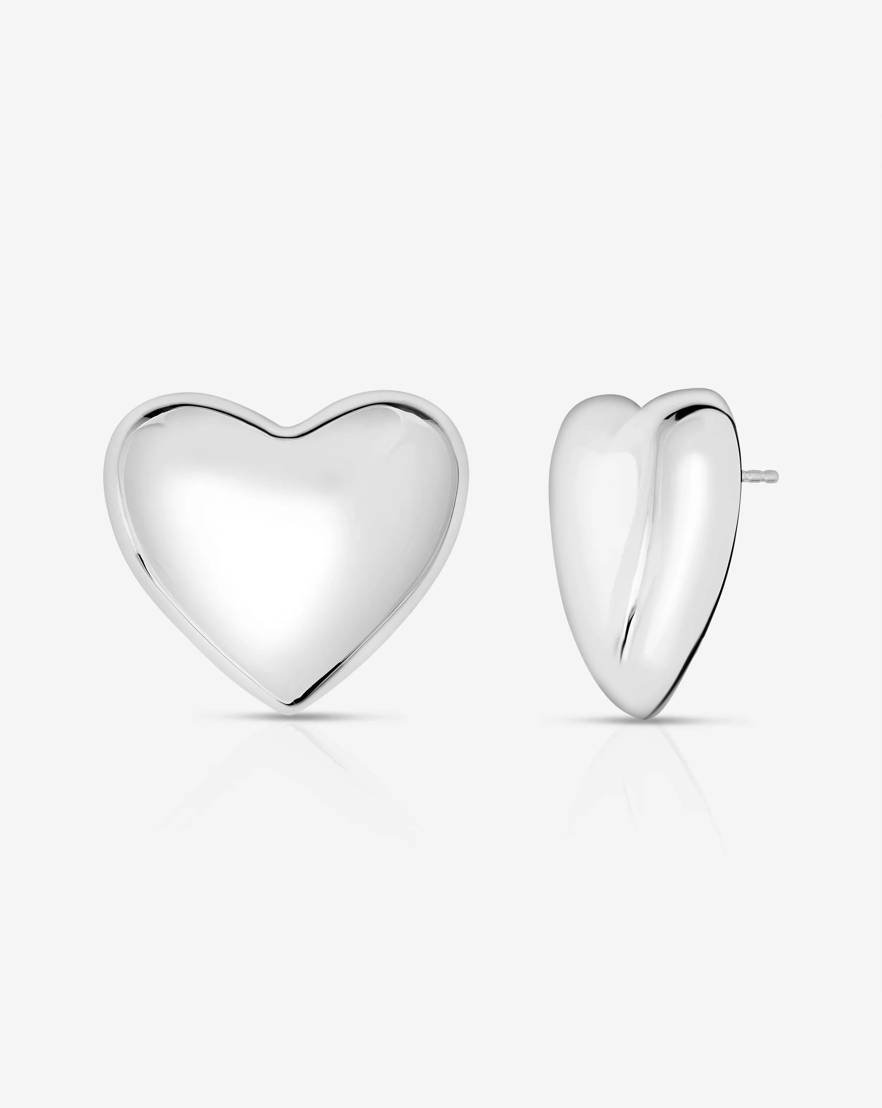 Statement Sterling - Heart Cloud Studs | Ring Concierge