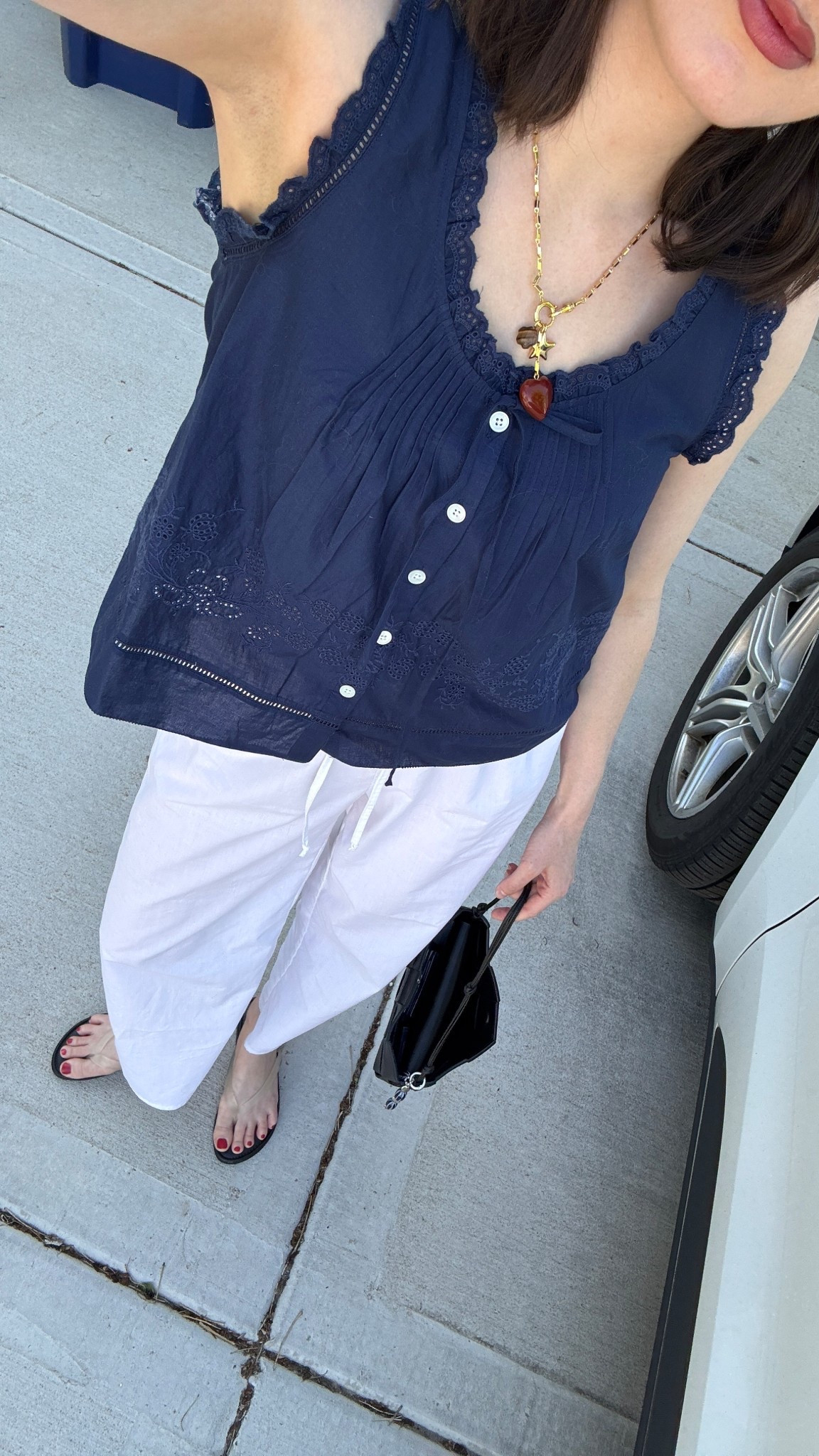 wearing my true size in the top (small!) 