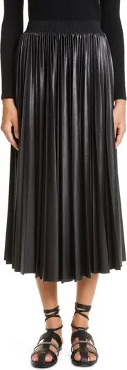 Fabiana Filippi Pleated Faux Leather Maxi Skirt | Nordstrom | Nordstrom