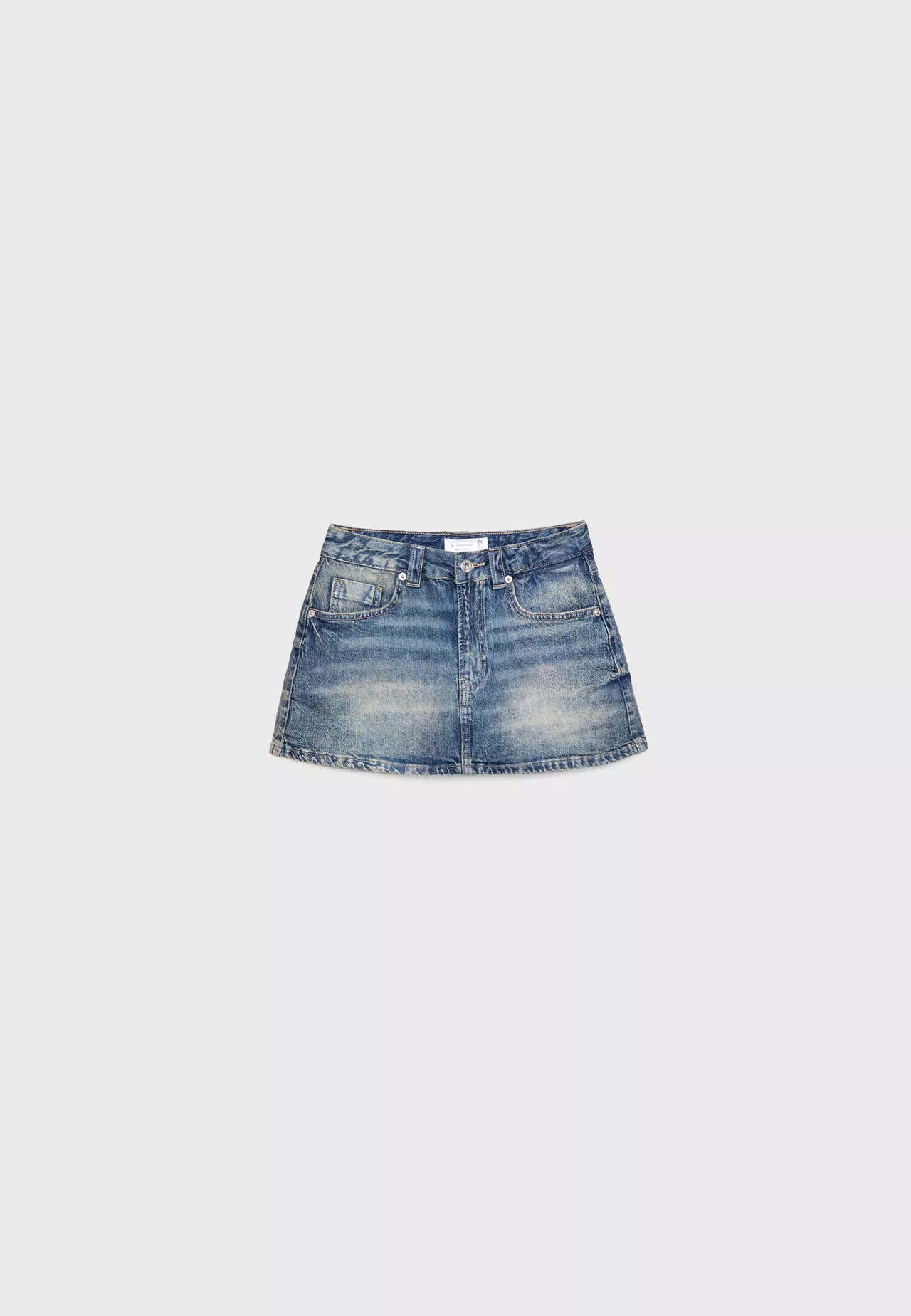 D62 denim skort | Stradivarius (UK)