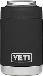 Amazon.com: YETI Rambler Vacuum Insulated Stainless Steel Colster, Black DuraCoat : Home & Kitche... | Amazon (US)