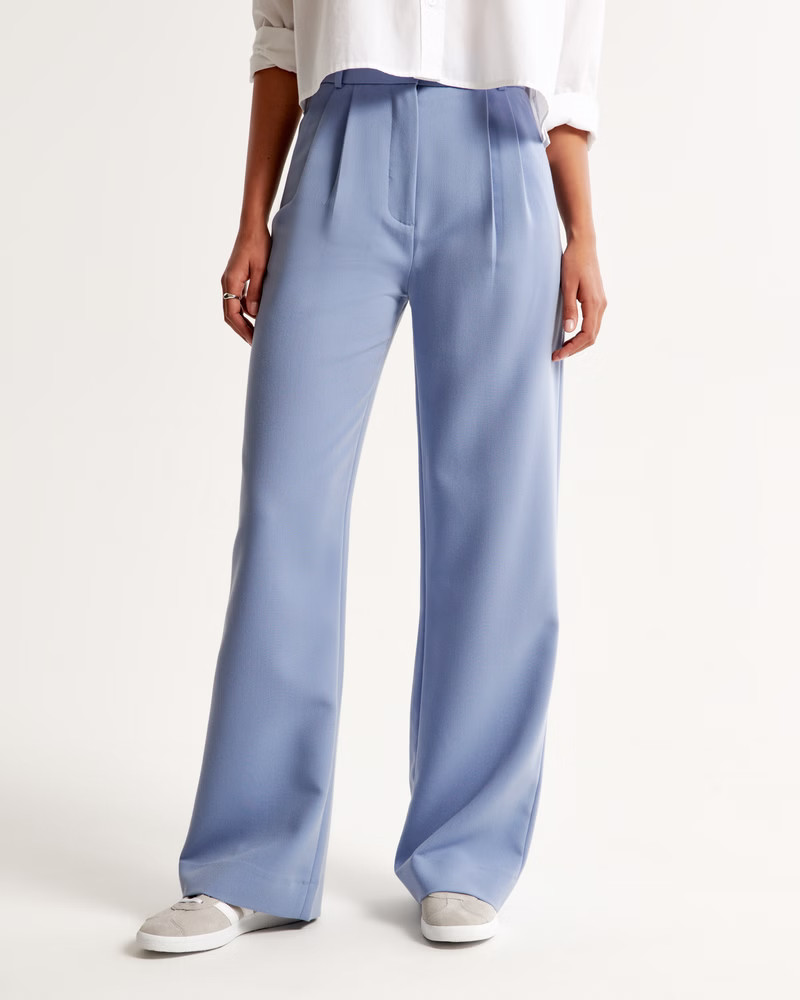 Women's A&F Sloane Tailored Pant | Women's Matching Sets | Abercrombie.com | Abercrombie & Fitch (US)