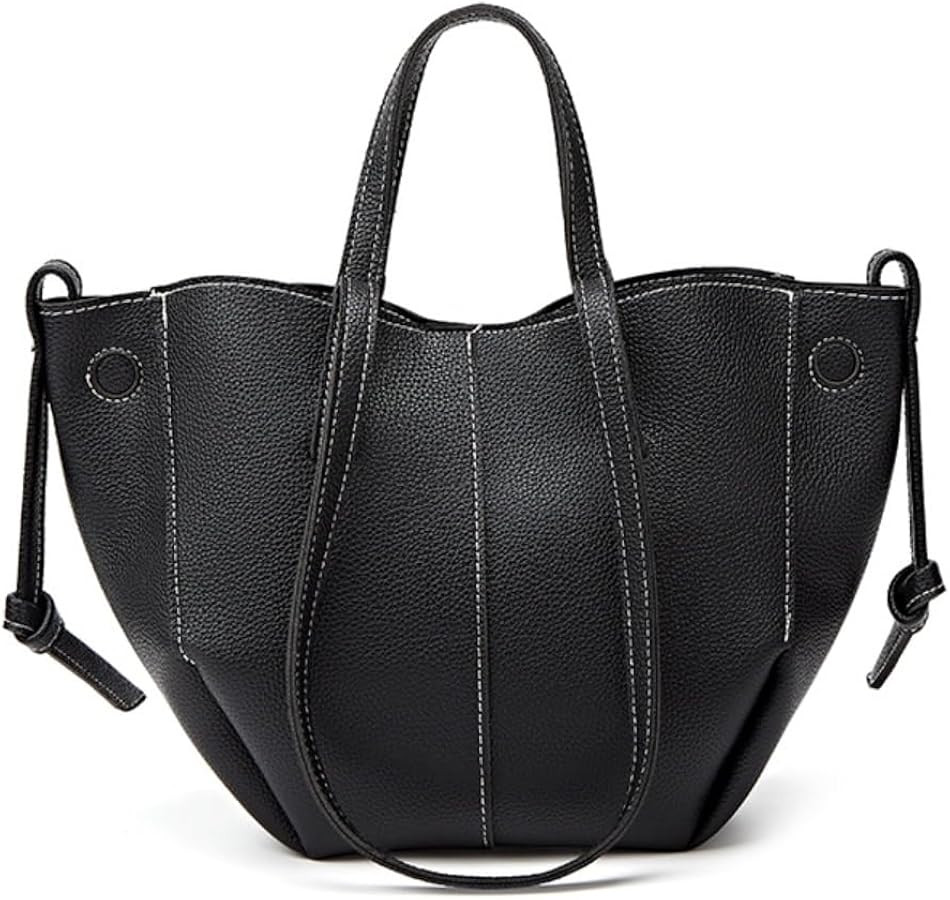 Trendy Satchel Bags for Women Luxury PU Leather Purses Work Tote Large Capacity Shoulderbag with ... | Amazon (US)