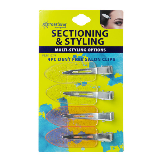 sectioning salon hair clips 4-pack | Five Below