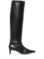55MM WALLY LEATHER TALL BOOTS | Luisaviaroma