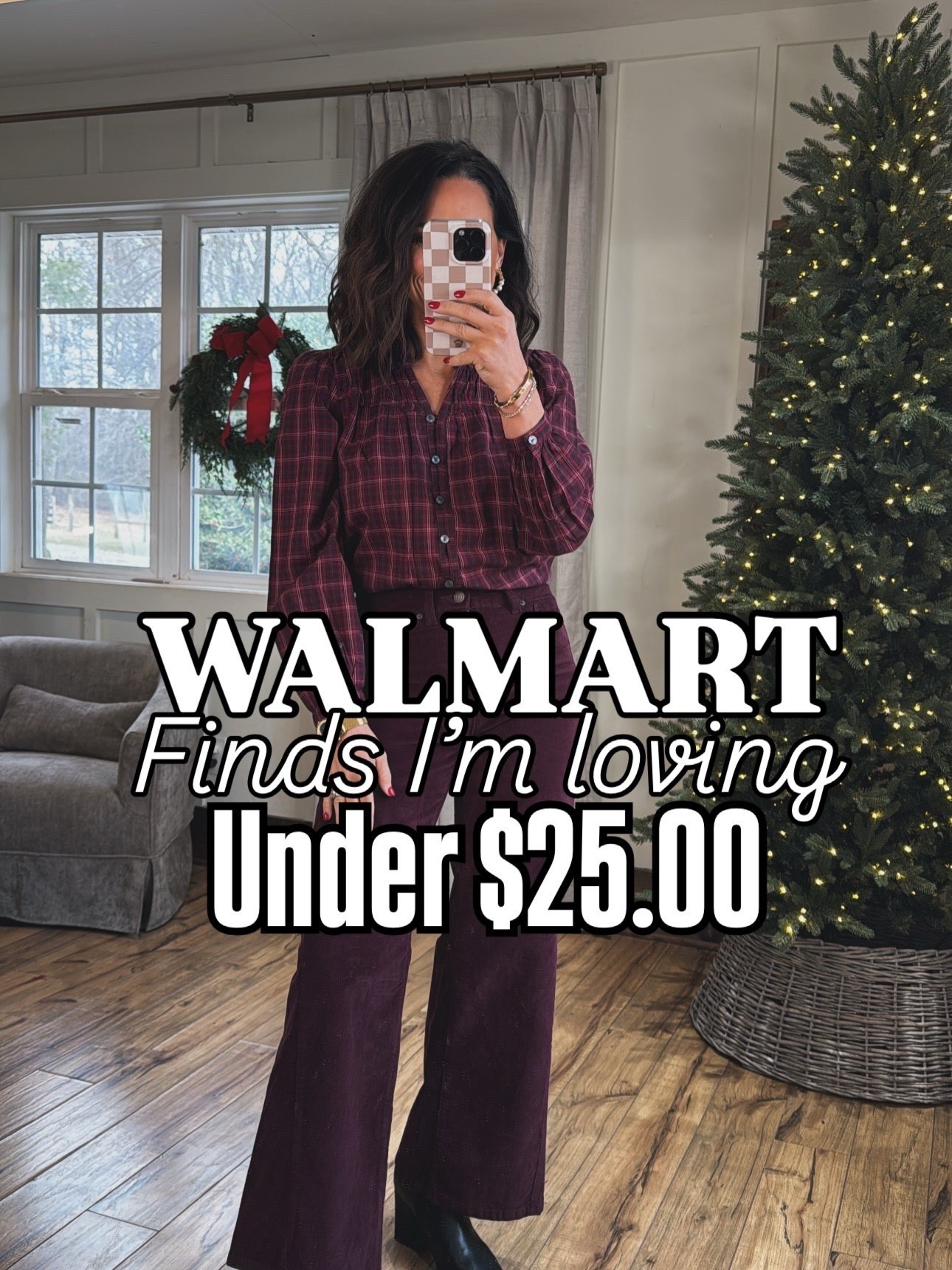 
Just a few Walmart wins I’ve found that would be perfect for the holiday season. Walmart Partner - Commission Links.

#walmartfashionfinds 
#walmartstyle 
#walmartfind 
Sweatshirt denim wide leg jeans fall outfit inspo sweater weather maroon velvet pants Christmas outfit maroon pants Family fall photos denim dress new arrivals holiday outfits Christmas gift dirty Santa holiday gifts holiday outfits viral denim under $25