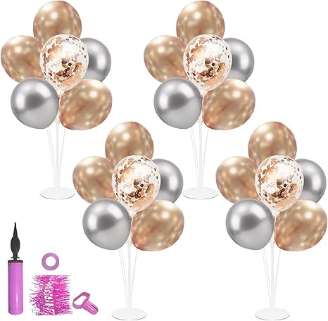 Champagne Balloon Stand Centerpiece Table Decorations for Women's Birthday Bridal Shower Wedding ... | Amazon (US)