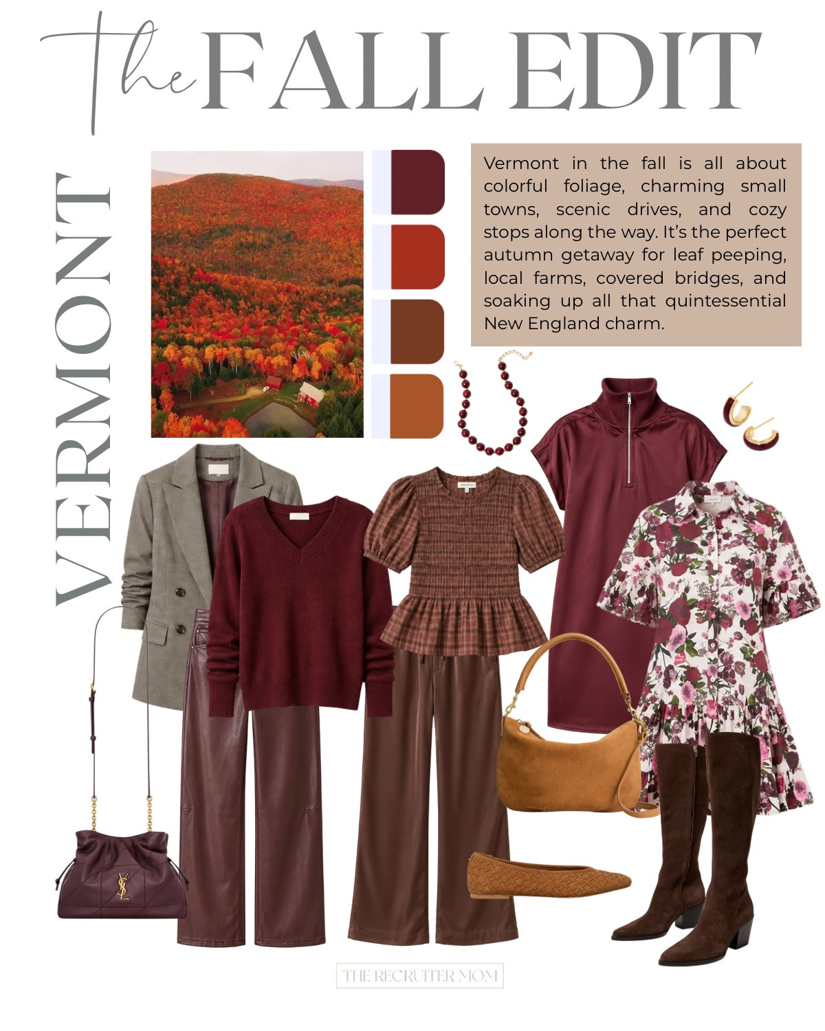 If I could pick one place to fully embrace fall, Vermont might be it. Cozy layers, charming little towns and ALL the gorgeous fall color... basically the fall trip of my dreams. 🍂 

 #LTKSeasonal #LTKMidsize #LTKTravel