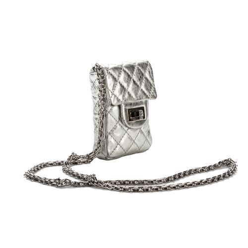 Chanel Silver Mini Reissue Crossbody Bag - Vintage Lux | One Kings Lane