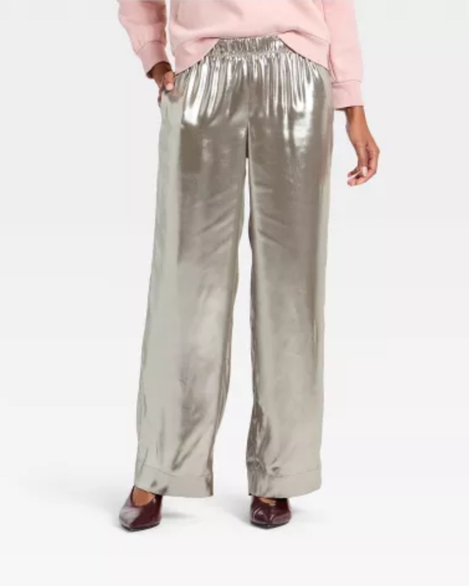 Metallic pull on pants - NYE ✨ pants 
Target find 


#LTKHoliday #LTKFindsUnder50