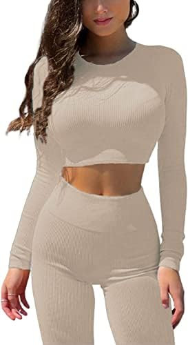 Beaufident Workout Sets for Women Active 2 Piece Seamless Matching High Waist Yoga Set Gym Outfit... | Amazon (US)