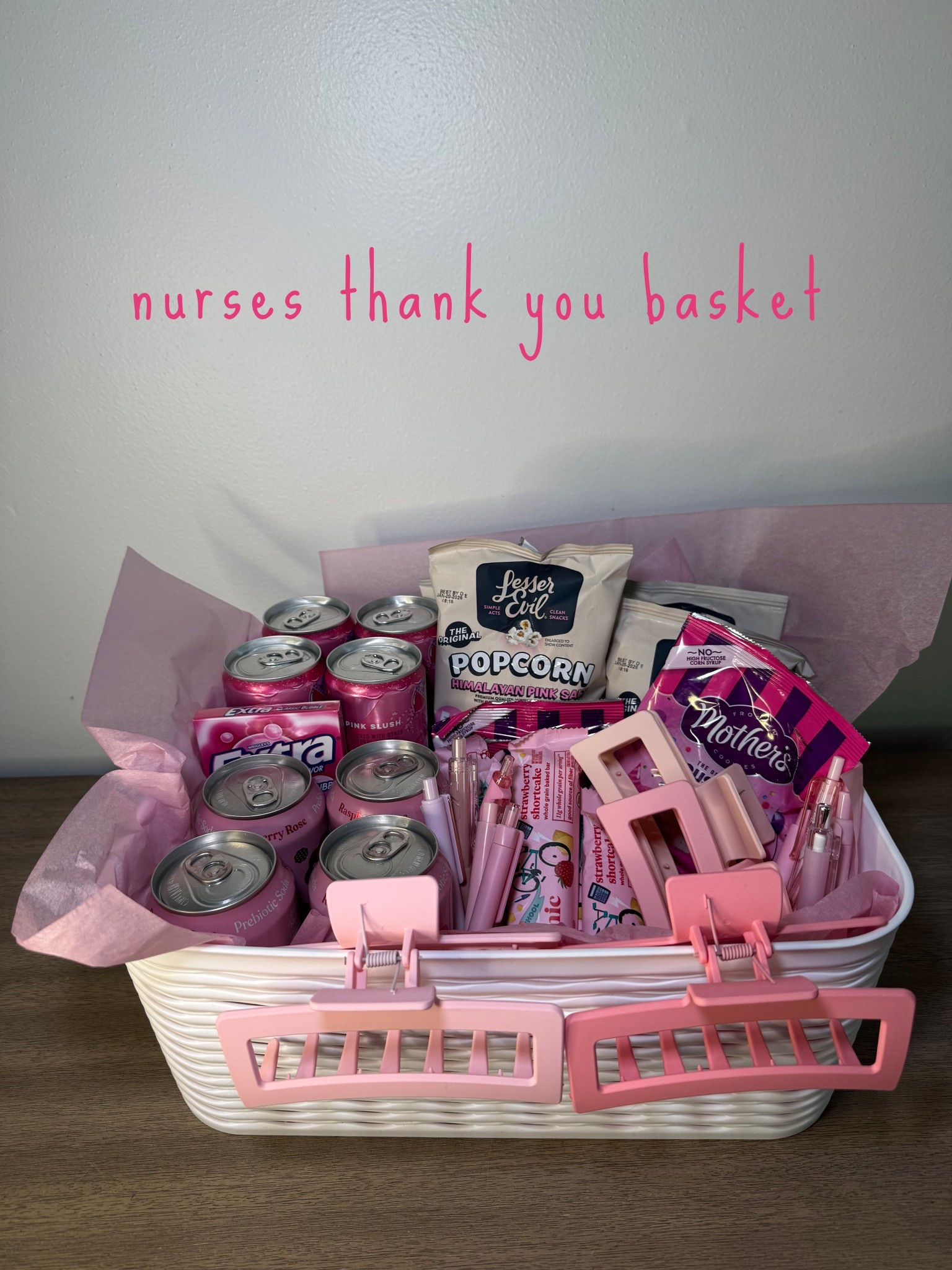I wanted to make a basket for our IVF nurses to show our gratitude. They LOVED it. 🤍 
