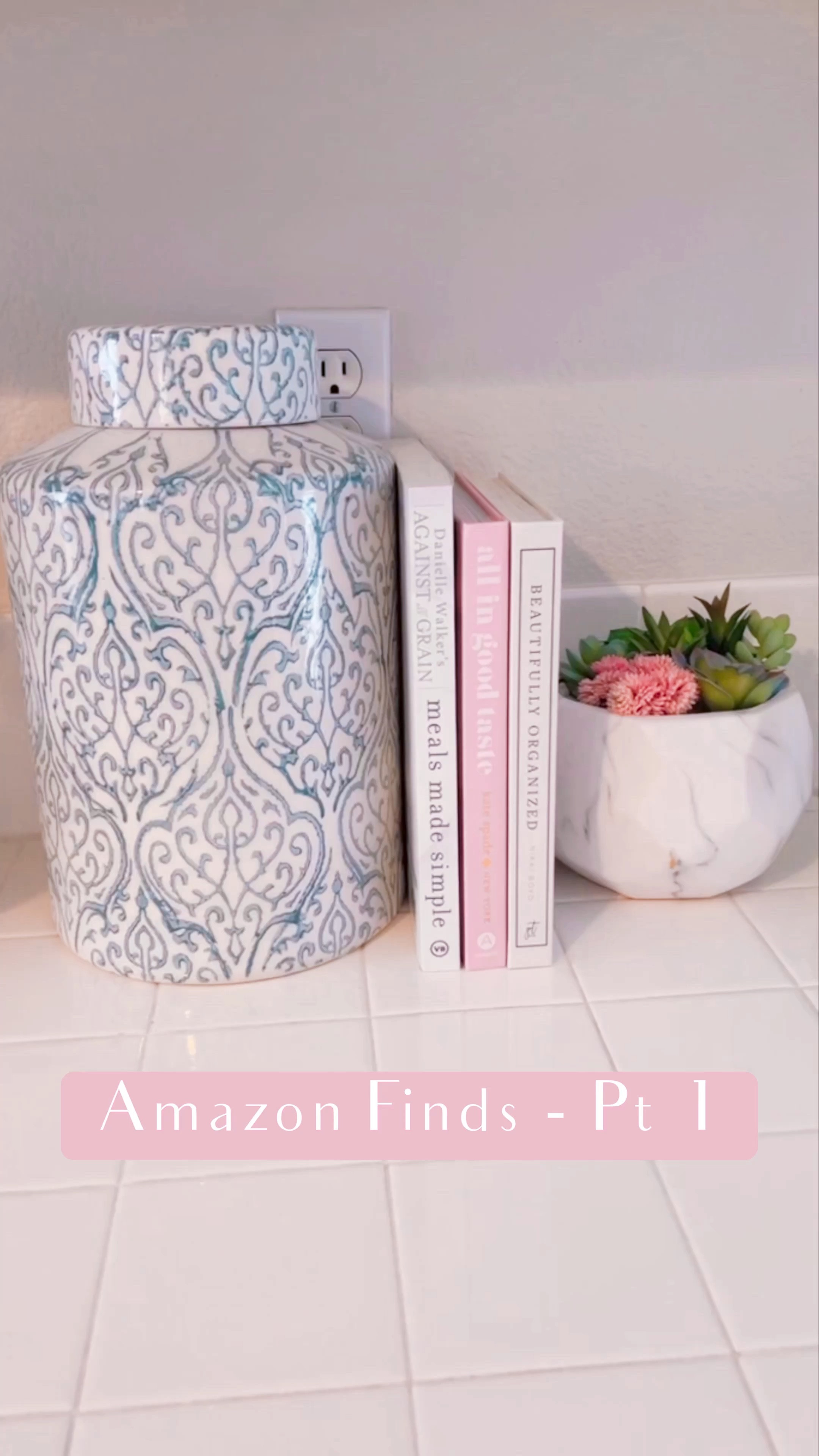 Found the cutest ginger jar on Amazon. I love the these books next to it too. The pink one is Kate Spade and is darling. And the smaller white one is a beautiful and timeless home organization book. 

The books are on SALE right now!

www.LivingBarelyBlonde.com
#barelyblonde #stylewithjen #jenniferxerin #homedecor #coffeetablebooks #prettybooks

#LTKhome #LTKstyletip #LTKsalealert