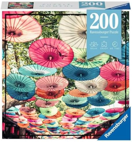 Ravensburger Puzzle Moment: Umbrellas - 200 Piece Jigsaw Puzzle for Kids & Adults | Unique, Perfe... | Amazon (US)