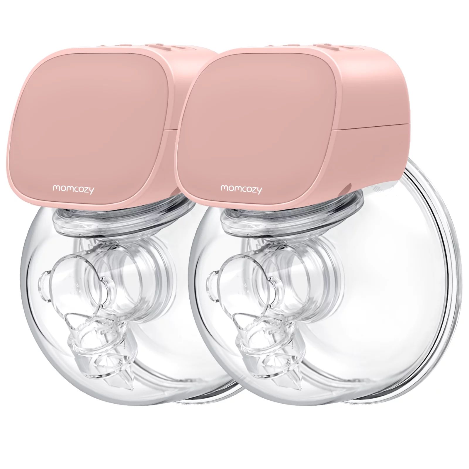 Momcozy Double Wearable Breast Pumps S9, Hands Free Electric Breast Pump 24mm Pink | Walmart (US)