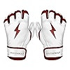BRUCE BOLT Chrome Series Short Cuff Batting Gloves - Multiple Colors - Adult & Youth Sizes | Amazon (US)