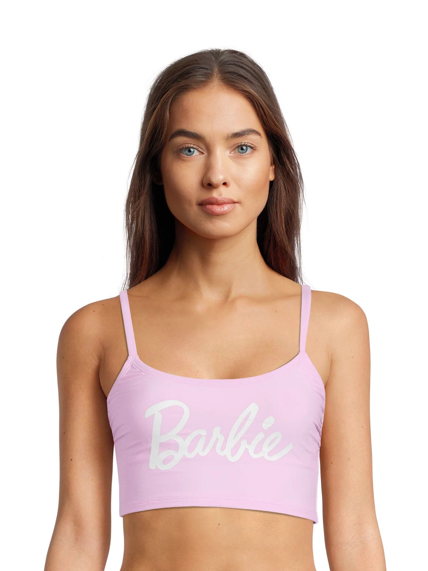 Barbie™ Women's Scoop Neck Midkini Swim Top, Sizes XS-XXL | Walmart (US)