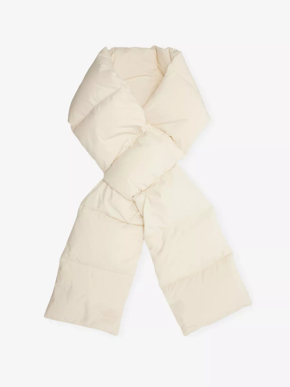 The North Face x SKIMS Nuptse Quilted Shell-Down Scarf | Selfridges
