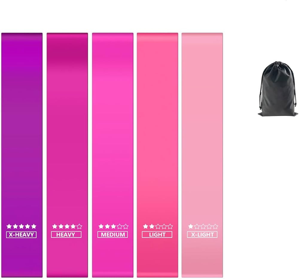 Resistance Bands Exercise Workout Bands for Women and Men, 5 Set of Stretch Bands for Booty Legs ... | Amazon (CA)