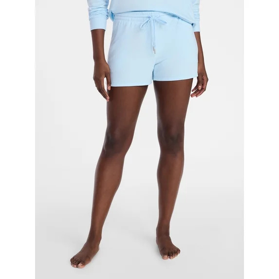Joyspun Women's French Terry Knit Bridal Sleep Shorts, 3” Inseam, Sizes XS-3X | Walmart (US)