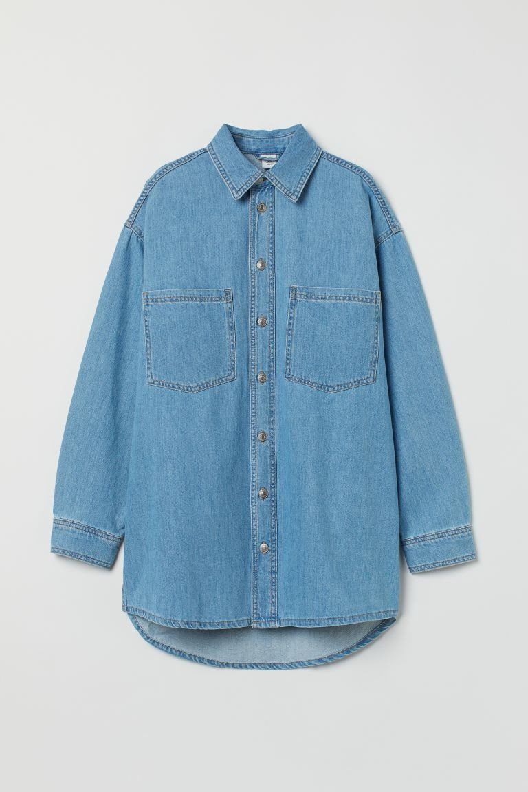 Oversized Denim Shirt | H&M (US + CA)