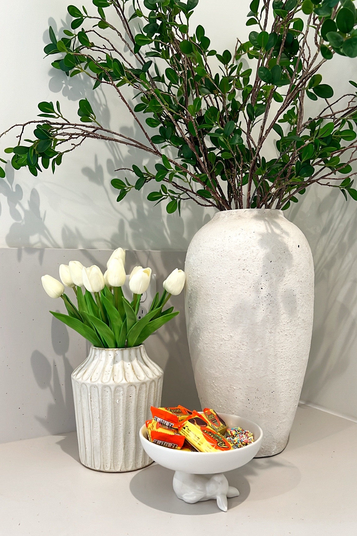 Loving this Easter/Spring decor in my kitchen! 

#LTKhome #LTKSeasonal #LTKfamily