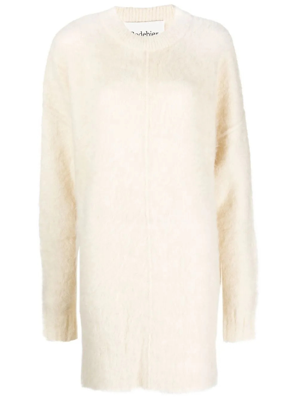 alpaca-blend knitted mini dress | Farfetch Global