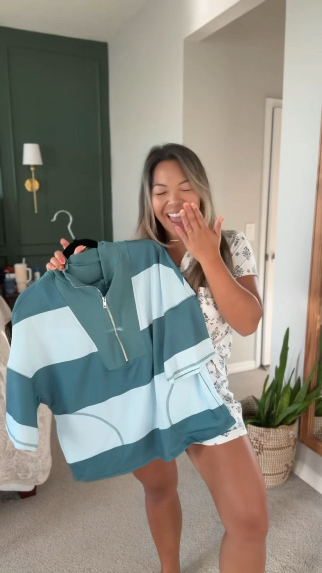 This FP look a like set is 😮‍💨 the quality is SO nice. Love that the rugby look is in this fall! Wearing a small because it does run oversized! 

#LTKSaleAlert #LTKStyleTip #LTKPetite