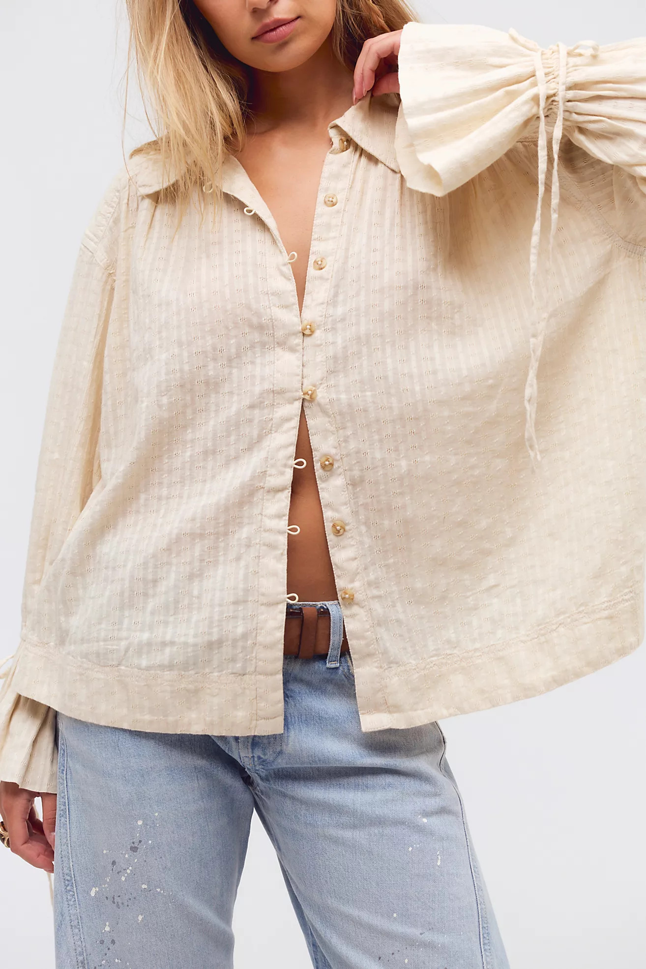 We The Free Oasis Washed Shirt | Free People (UK)